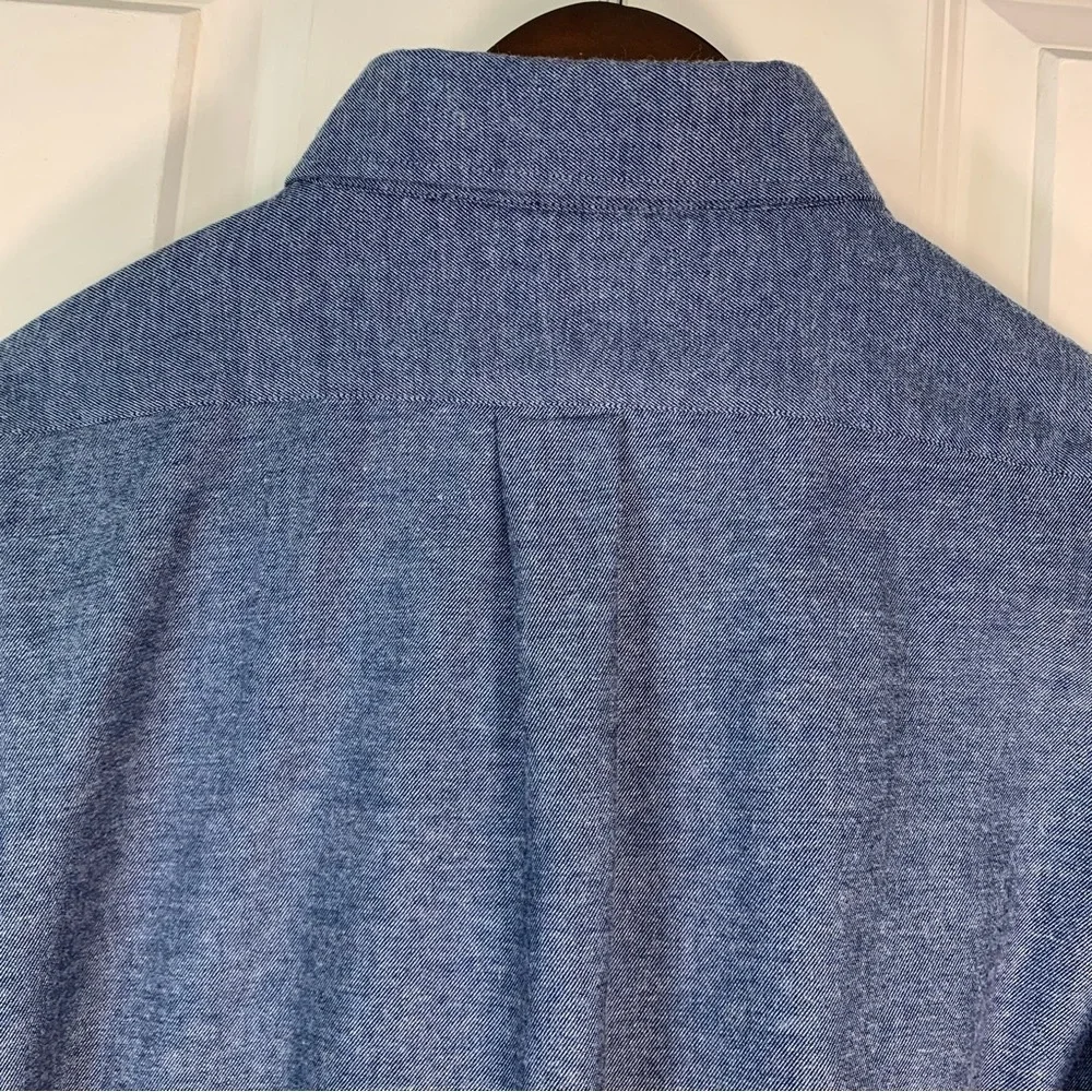 NWT Bernard Weatherill Denim Effect Cotton Shirt - Picture 10 of 16